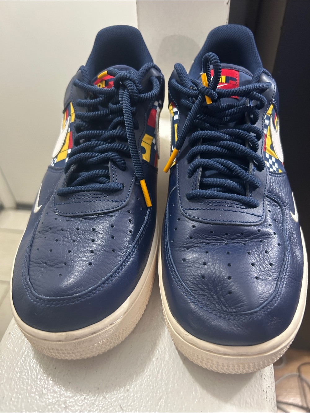 Nike  Air Force  1 low nautical Men's Navy Blue Sneakers - AR 5539-400